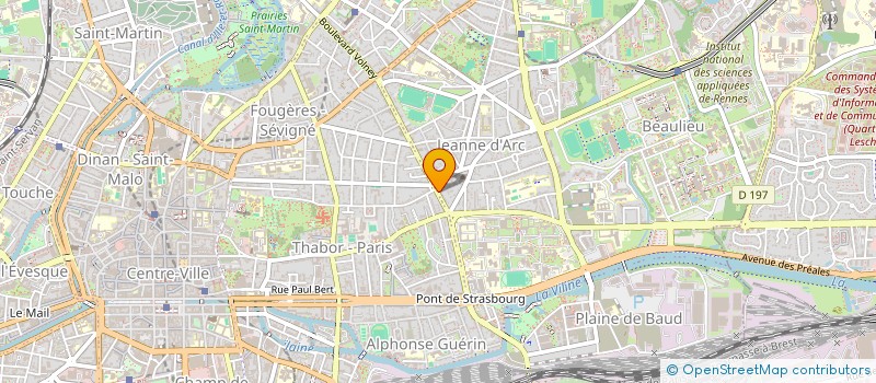 localisation de l'entreprise MONSIEUR BOUNSY SRIBOUAVONG à RENNES