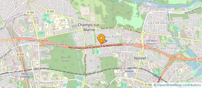 localisation de l'entreprise MONSIEUR BOUNYONG KAENCHANH  CHAMPS-SUR-MARNE