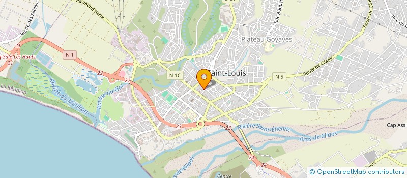 localisation de l'entreprise MONSIEUR BOURAHIMA ALI à SAINT-LOUIS