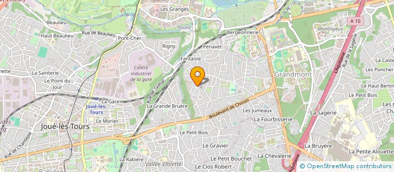 localisation de l'entreprise MONSIEUR BOURAS ROUANI  JOUE-LES-TOURS