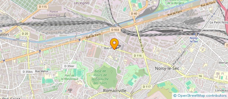 localisation de l'entreprise MONSIEUR BOURAS SAIDJ à ROMAINVILLE