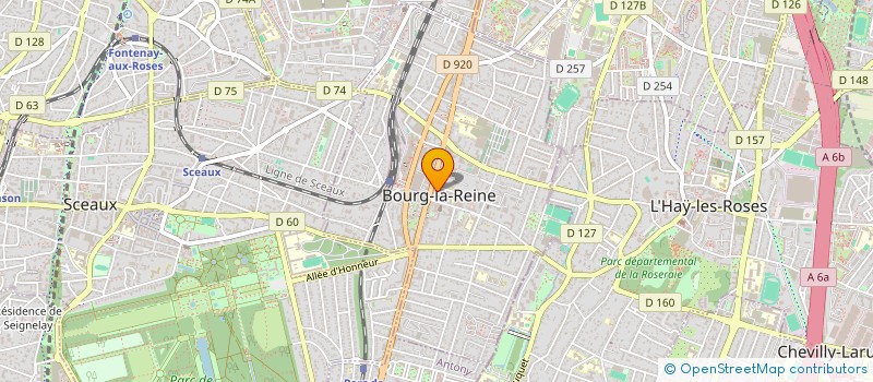 localisation de l'entreprise MONSIEUR BOURG-LA-REINE TOMAS à BOURG-LA-REINE