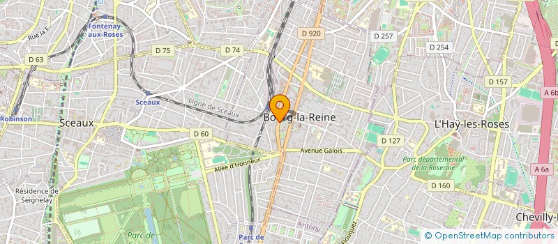 localisation de l'entreprise MONSIEUR BOURG-LA-REINE TOMAS PLOMBIER à BOURG-LA-REINE
