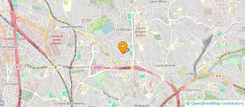 localisation de l'entreprise MONSIEUR BOURHEN BOUTELDJA à MARSEILLE
