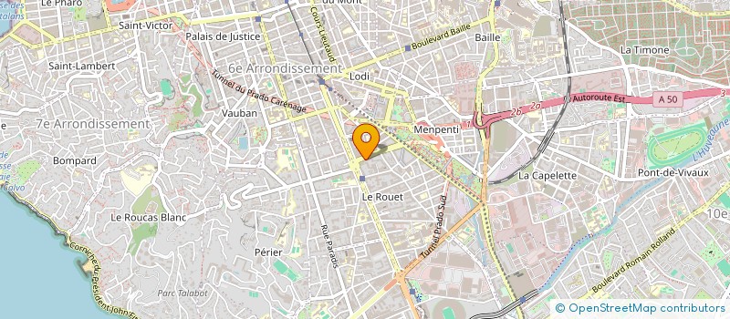 localisation de l'entreprise MONSIEUR BOURICHA BOURICHA  MARSEILLE