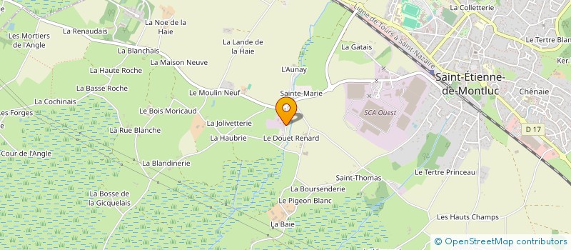 localisation de l'entreprise MONSIEUR BOURRE-CLEMENT JEAN-CLAUDE  SAINT-ETIENNE-DE-MONTLUC