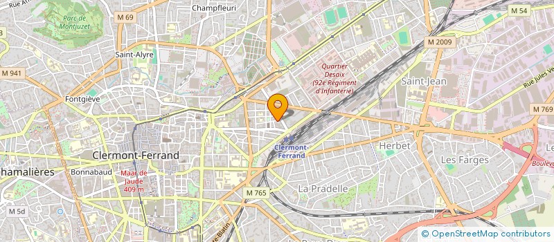 localisation de l'entreprise MONSIEUR BOUSOFIANE RAHMANI  CLERMONT-FERRAND