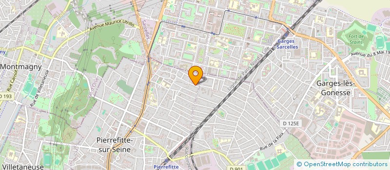 localisation de l'entreprise MONSIEUR BOUSSAAD KERKOUCHE  PIERREFITTE-SUR-SEINE