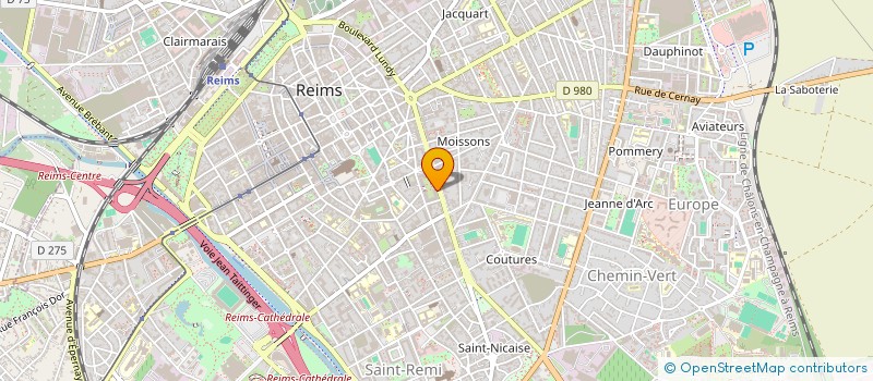 localisation de l'entreprise MONSIEUR BOUSSAAD MEBARKI  REIMS