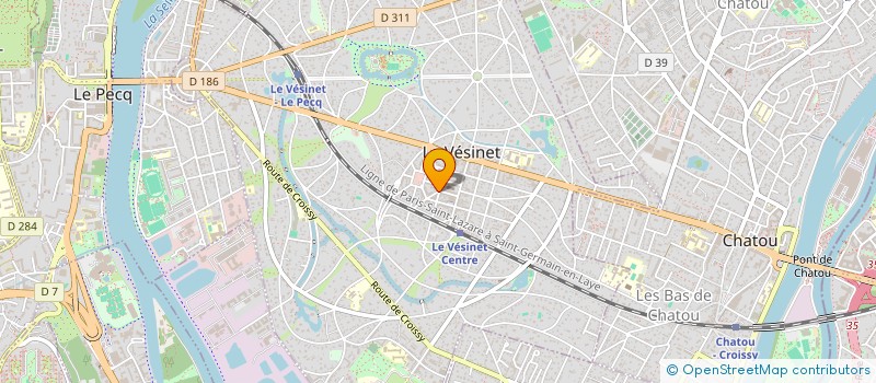 localisation de l'entreprise MONSIEUR BOUSSAAD ZIRI  LE VESINET