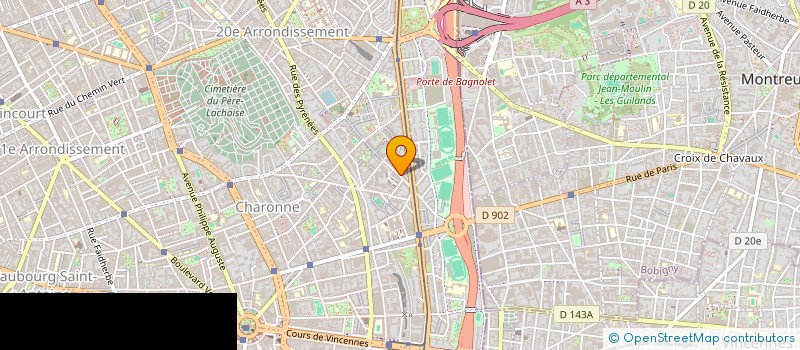 localisation de l'entreprise MONSIEUR BOUSSAD AHMIA  PARIS