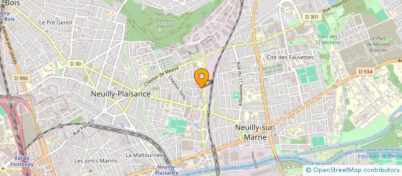 localisation de l'entreprise MONSIEUR BOUSSAD AKHELIFAT  NEUILLY-SUR-MARNE