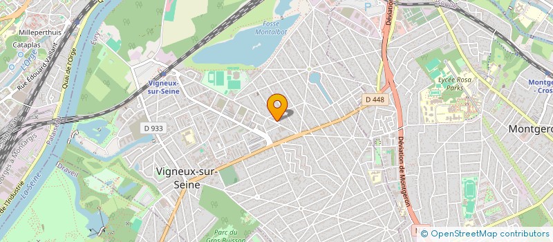 localisation de l'entreprise MONSIEUR BOUSSAD AMMOUR  VIGNEUX-SUR-SEINE