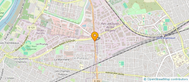 localisation de l'entreprise MONSIEUR BOUSSAD AZIBI  SARTROUVILLE