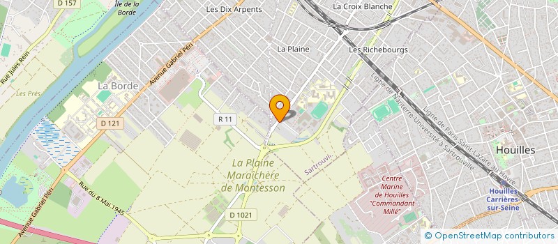 localisation de l'entreprise MONSIEUR BOUSSAD BEN RABAH  SARTROUVILLE