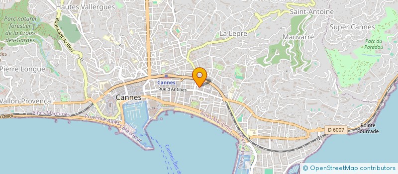 localisation de l'entreprise MONSIEUR BOUSSAD BOUADI à CANNES
