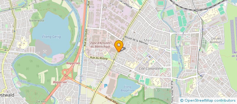 localisation de l'entreprise MONSIEUR BOUSSAD DJOUDI à STRASBOURG