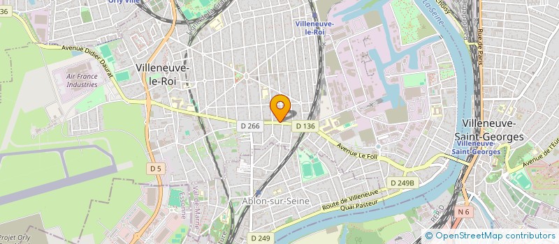 localisation de l'entreprise MONSIEUR BOUSSAD FELOUAH  VILLENEUVE-LE-ROI