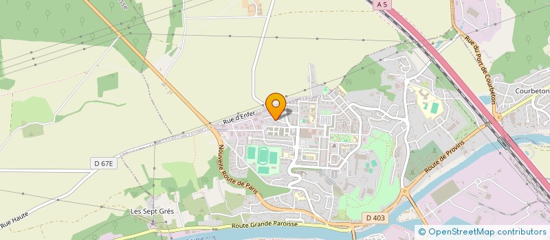 localisation de l'entreprise MONSIEUR BOUSSAD GUEZI  MONTEREAU-FAULT-YONNE