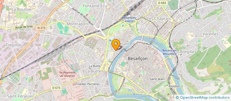 localisation de l'entreprise MONSIEUR BOUSSAD HADJERAS à BESANCON