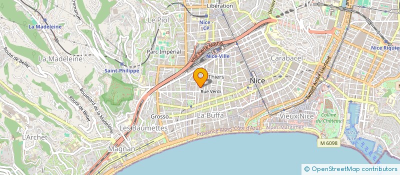 localisation de l'entreprise MONSIEUR BOUSSAD HAMMOUMA  NICE