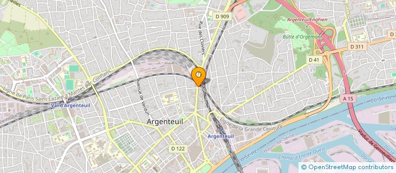 localisation de l'entreprise MONSIEUR BOUSSAD IMERZOUKEN  ARGENTEUIL