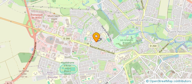 localisation de l'entreprise MONSIEUR BOUSSAD KRACHE à ARRAS