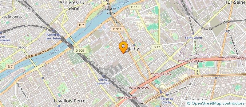 localisation de l'entreprise MONSIEUR BOUSSAD OUHACHI à CLICHY