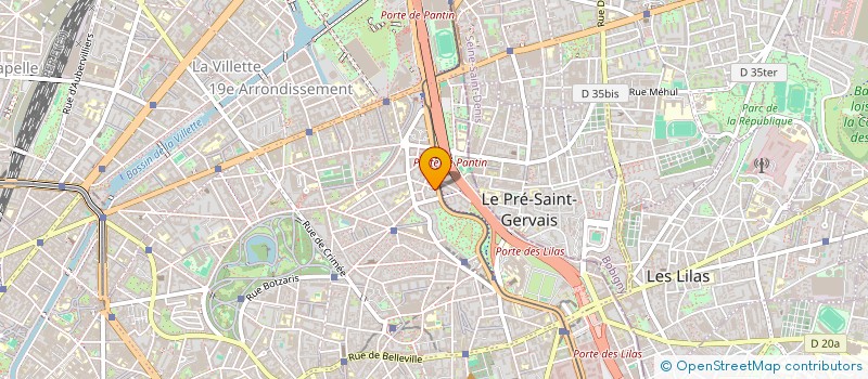 localisation de l'entreprise MONSIEUR BOUSSAD SAADA  PARIS