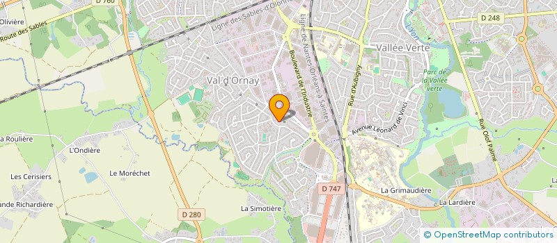 localisation de l'entreprise MONSIEUR BOUSSAIRI ROMDHANI  LA ROCHE-SUR-YON