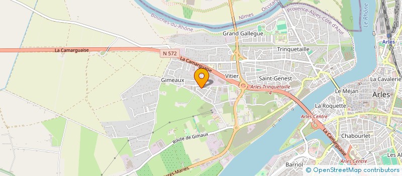 localisation de l'entreprise MONSIEUR BOUSSELHAM SAADI  ARLES