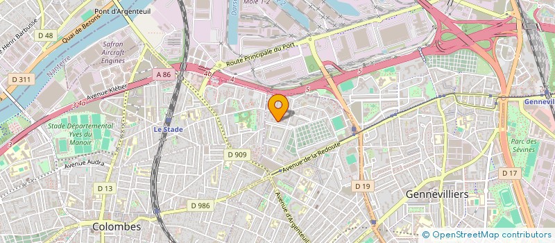 localisation de l'entreprise MONSIEUR BOUSSIF YACOUBI  ASNIERES-SUR-SEINE