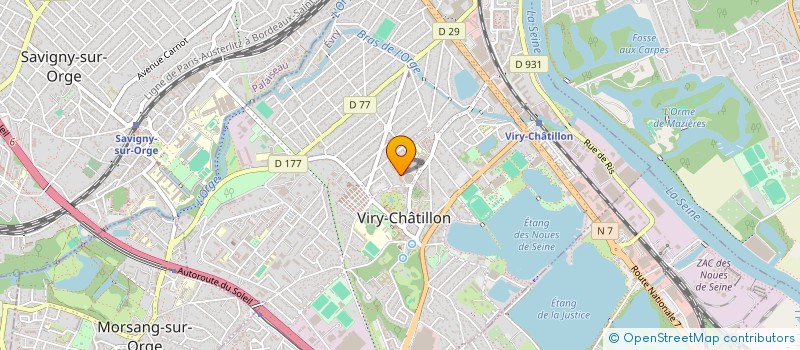 localisation de l'entreprise MONSIEUR BOUTI MITCHAI à VIRY CHATILLON