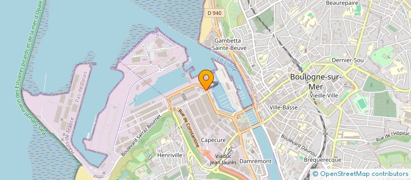 localisation de l'entreprise MONSIEUR BOUTKIL BAICHA  BOULOGNE-SUR-MER