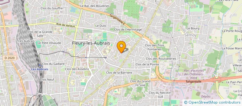 localisation de l'entreprise MONSIEUR BOUTSA NAPANYA à FLEURY-LES-AUBRAIS