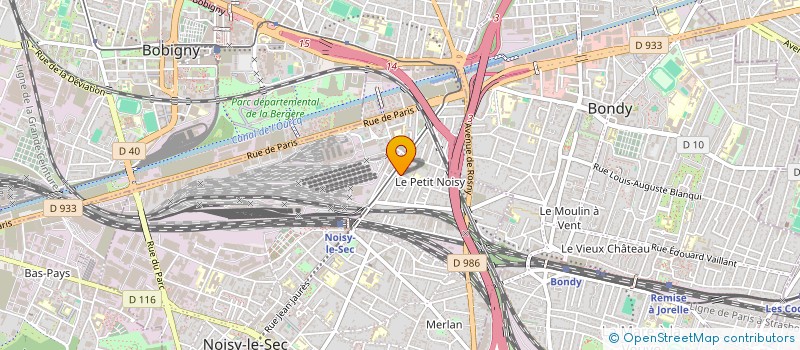 localisation de l'entreprise MONSIEUR BOUYAGUE DIALLO à NOISY-LE-SEC