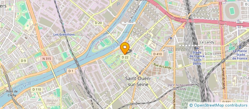 localisation de l'entreprise MONSIEUR BOUYAGUI CAMARA à SAINT-OUEN-SUR-SEINE