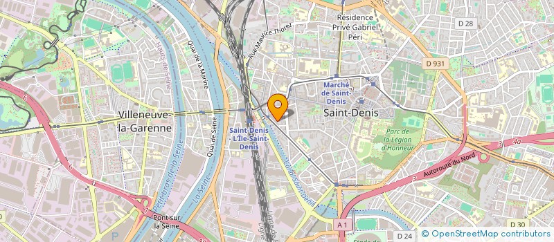 localisation de l'entreprise MONSIEUR BOUYAGUI SACKO à SAINT-DENIS
