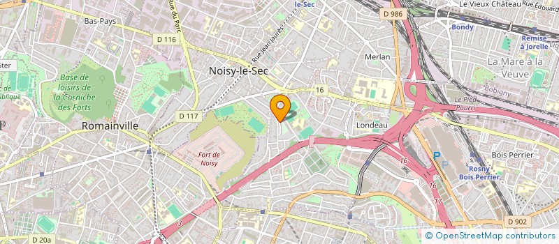 localisation de l'entreprise MONSIEUR BOUYAGUI SACKO à NOISY-LE-SEC