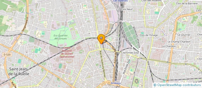 localisation de l'entreprise MONSIEUR BOUYAGUI TRAORE à ORLEANS