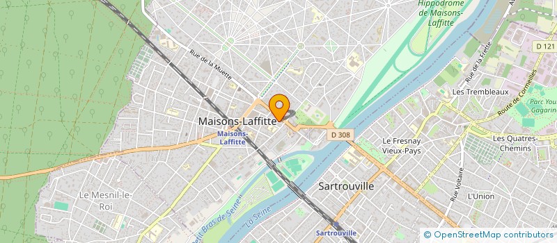 localisation de l'entreprise MONSIEUR BOUZIAN DADA  MAISONS-LAFFITTE