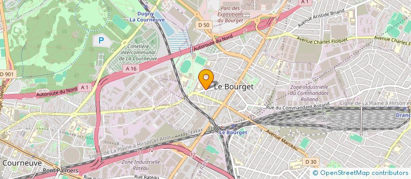 localisation de l'entreprise MONSIEUR BOUZIANE BENHALIMA à LE BOURGET