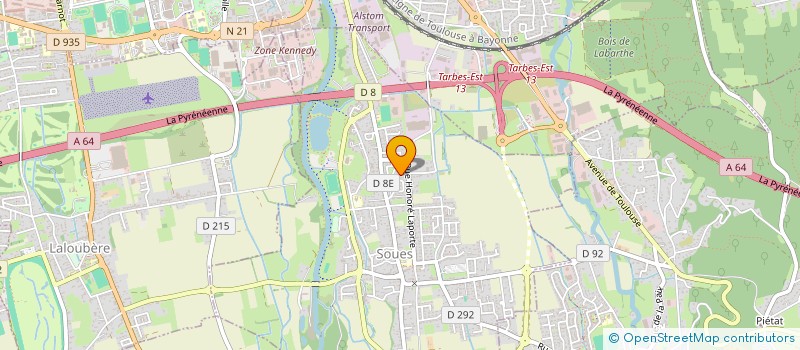 localisation de l'entreprise MONSIEUR BOUZIANE BOUTELDJA  SOUES