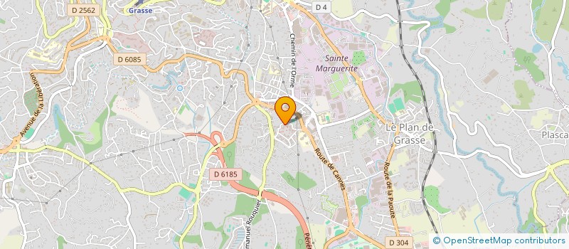 localisation de l'entreprise MONSIEUR BOUZIANE GRAOUDI  GRASSE