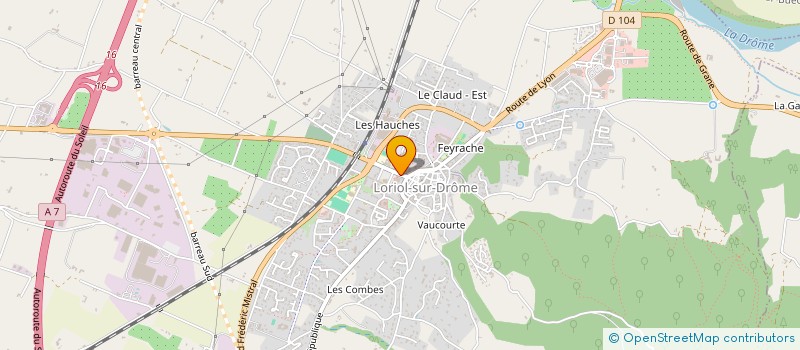 localisation de l'entreprise MONSIEUR BOUZIANE GUENFOUDI OULJE  LORIOL-SUR-DROME