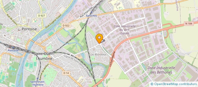 localisation de l'entreprise MONSIEUR BOUZID BARA  SAINT-OUEN-L'AUMONE