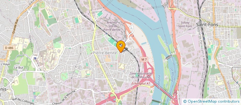 localisation de l'entreprise MONSIEUR BOUZID BENBOUZID  OULLINS-PIERRE-BENITE