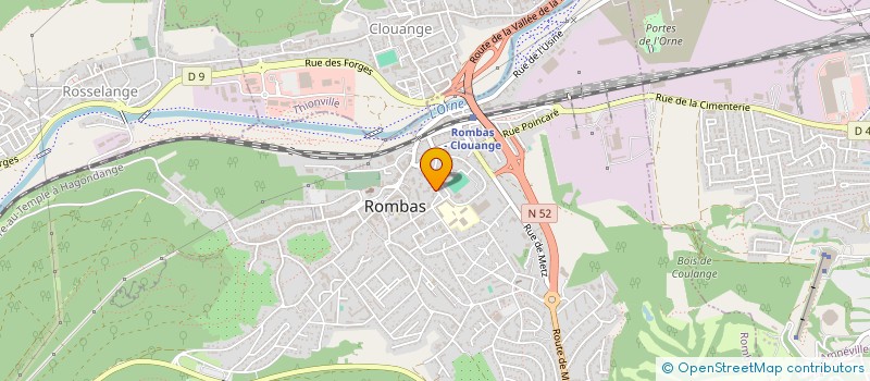 localisation de l'entreprise MONSIEUR BOUZID BOUARAOUR à ROMBAS