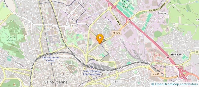 localisation de l'entreprise MONSIEUR BOUZID CHADI  SAINT-ETIENNE