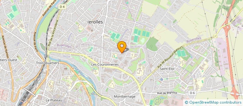 localisation de l'entreprise MONSIEUR BOUZID CHOUAL  POITIERS